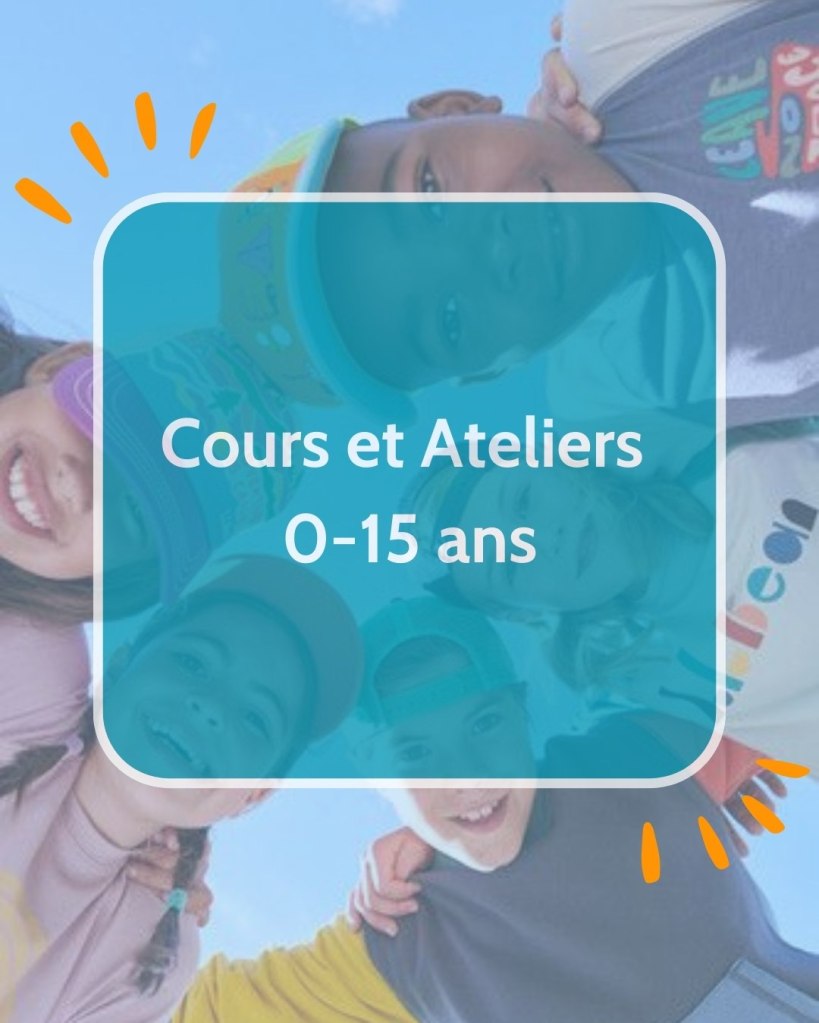 Cette image renvoie à la page Cours et Ateliers pour enfants de 0 à 15 ans